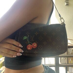 Vintage Louis Vuitton Murakami Cherry Pochette